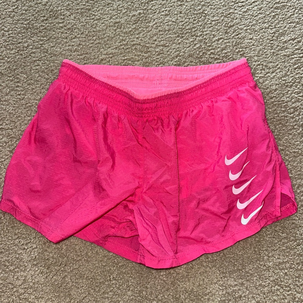 Nike Women's Vibrant Pink Athletic Shorts